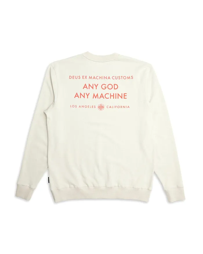 Tenor Crew 8211 Dirty White Men Deus Ex Machina Hoodies and Sweaters Tenor Crew 8211 Dirty White Men Deus Ex Machina Hoodies and Sweaters