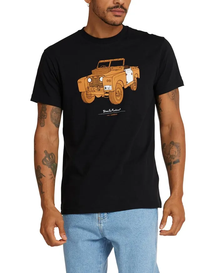 The Landie Tee 8211 Black Men Deus Ex Machina Tees