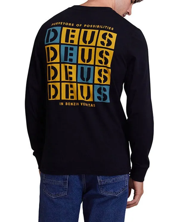 Tictac Long Sleeve Tee 8211 Black Men Deus Ex Machina Tees