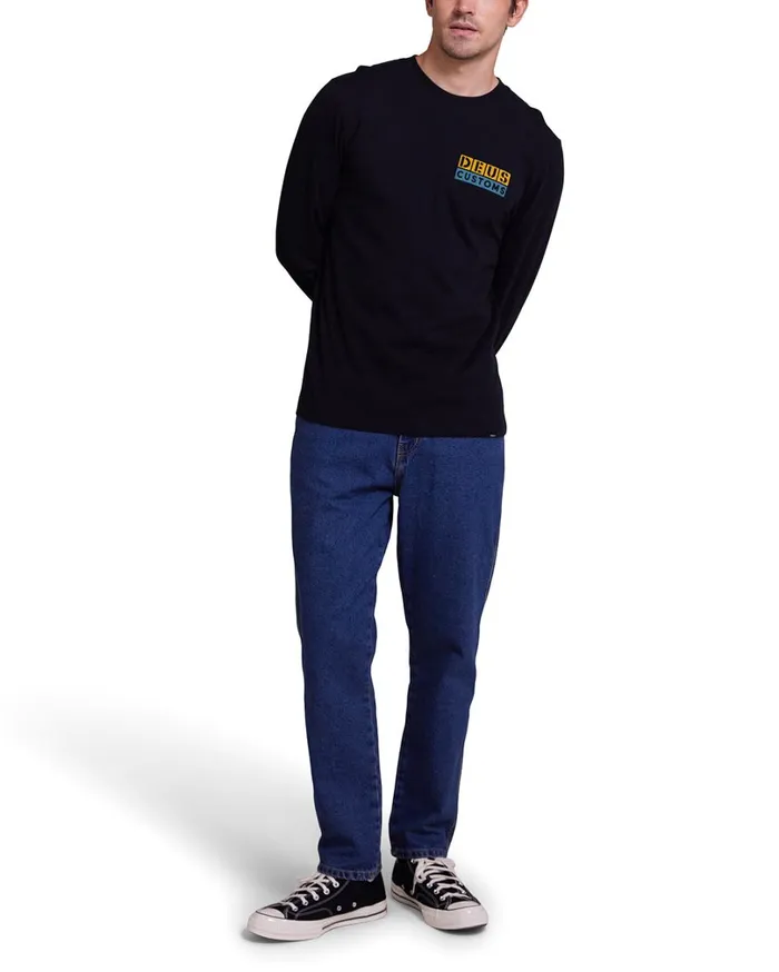 Tictac Long Sleeve Tee 8211 Black Men Deus Ex Machina Tees Tictac Long Sleeve Tee 8211 Black Men Deus Ex Machina Tees