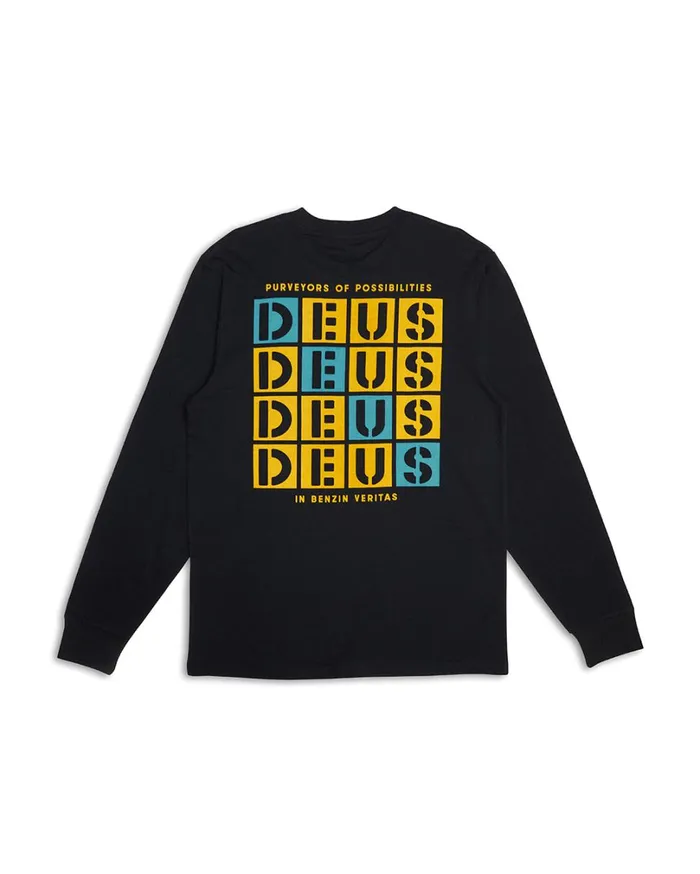 Tictac Long Sleeve Tee 8211 Black Men Deus Ex Machina Tees Tictac Long Sleeve Tee 8211 Black Men Deus Ex Machina Tees