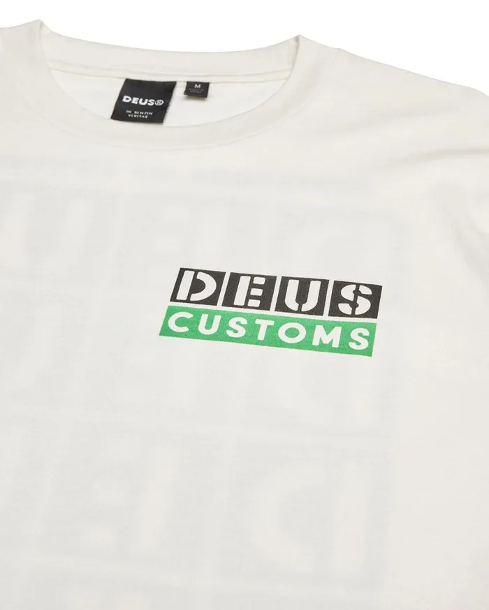 Tictac Long Sleeve Tee 8211 Vintage White Men Deus Ex Machina Tees Tictac Long Sleeve Tee 8211 Vintage White Men Deus Ex Machina Tees