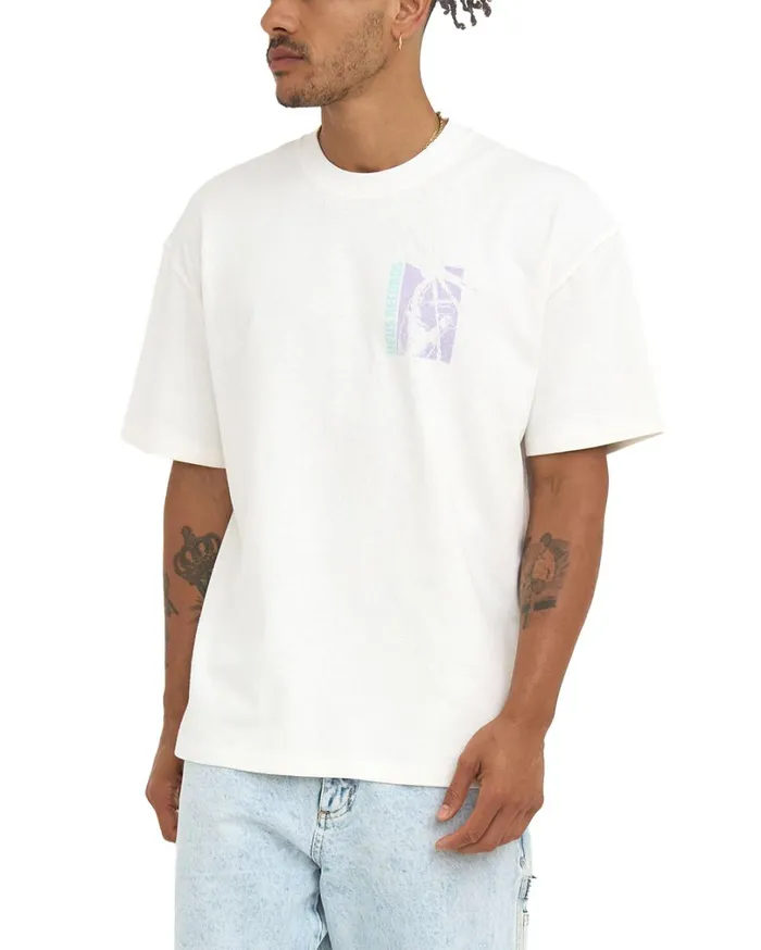 Time And Sound Tee 8211 Vintage White Men Deus Ex Machina Tees