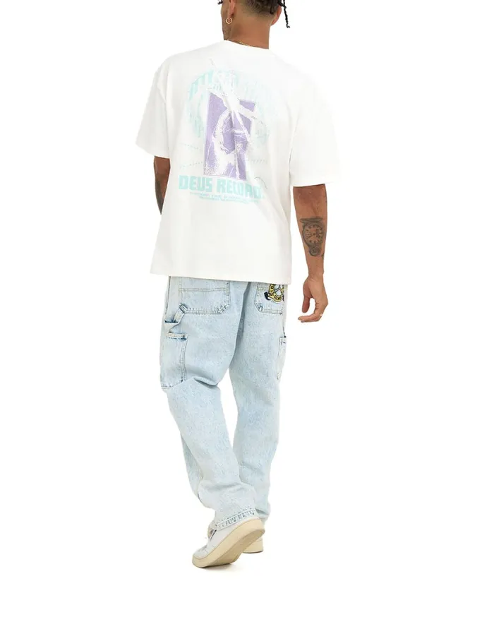 Time And Sound Tee 8211 Vintage White Men Deus Ex Machina Tees