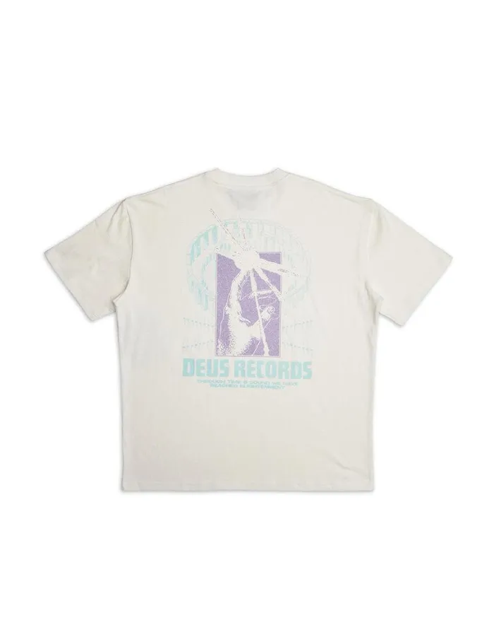 Time And Sound Tee 8211 Vintage White Men Deus Ex Machina Tees
