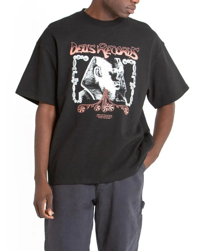 Time Worship Tee 8211 Black Men Deus Ex Machina Tees