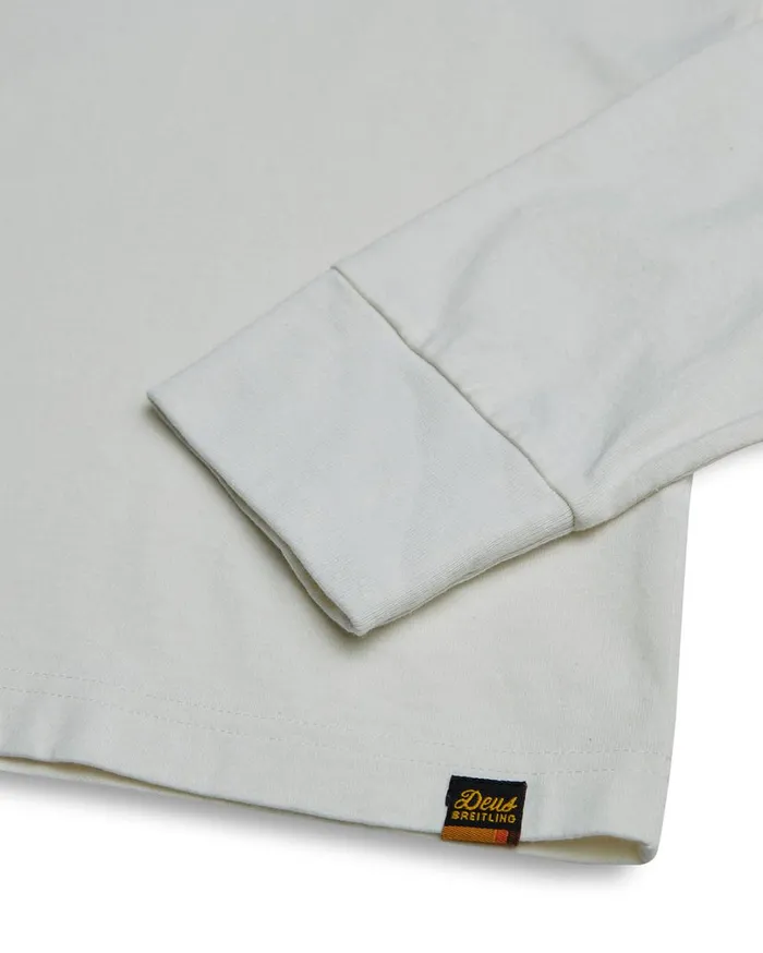 Top Time LS Tee 8211 Vintage White Men Deus Ex Machina Tees Top Time LS Tee 8211 Vintage White Men Deus Ex Machina Tees