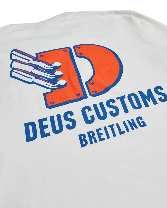 Top Time LS Tee 8211 Vintage White Men Deus Ex Machina Tees Top Time LS Tee 8211 Vintage White Men Deus Ex Machina Tees