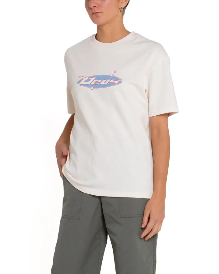 Traffic Tee 8211 White Sand Women Deus Ex Machina Tees