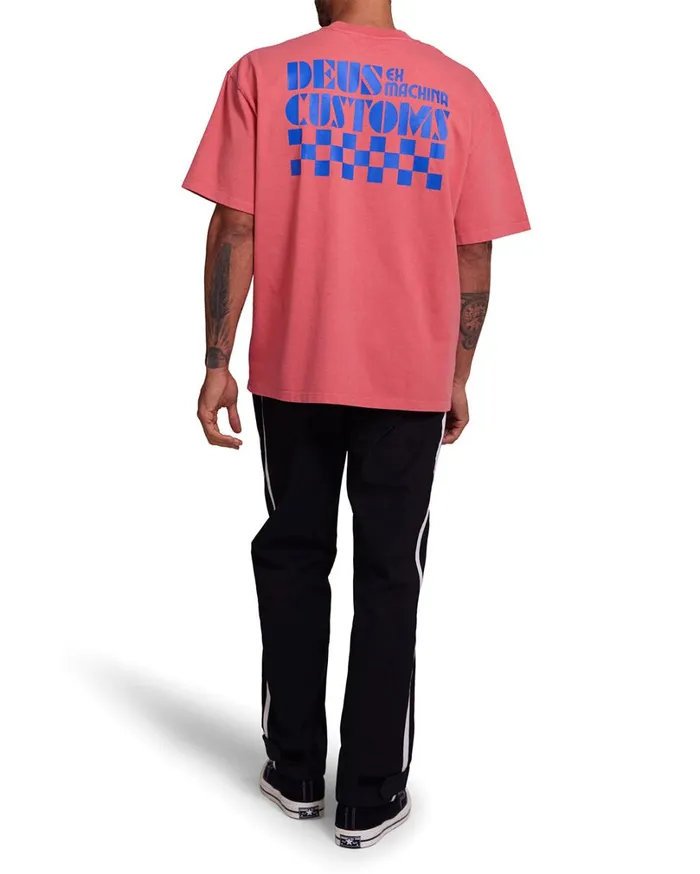 Trip Tee 8211 Raspberry Men Deus Ex Machina Tees Trip Tee 8211 Raspberry Men Deus Ex Machina Tees