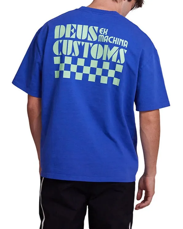 Trip Tee 8211 True Blue Men Deus Ex Machina Tees
