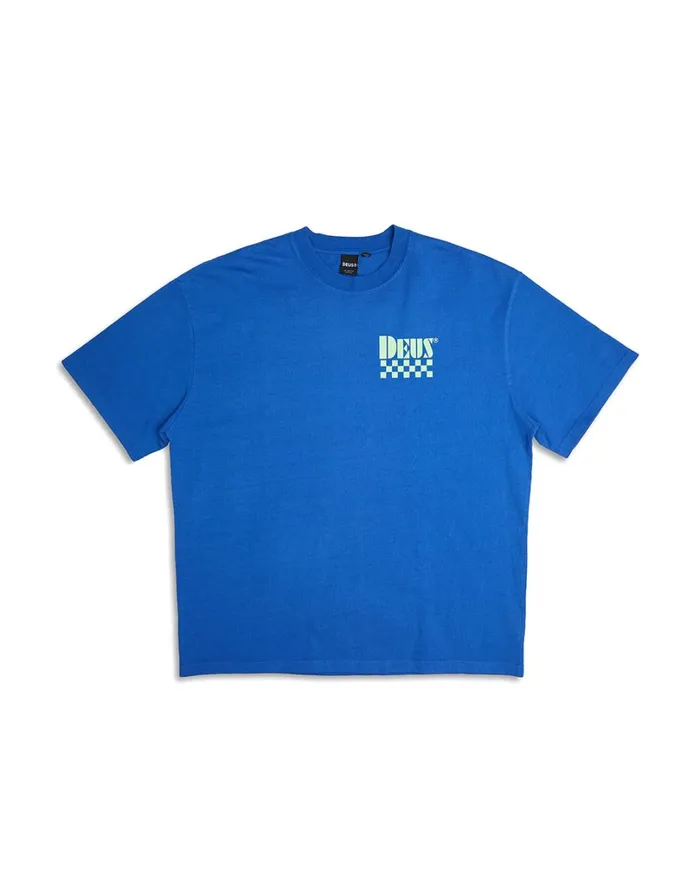 Trip Tee 8211 True Blue Men Deus Ex Machina Tees Trip Tee 8211 True Blue Men Deus Ex Machina Tees