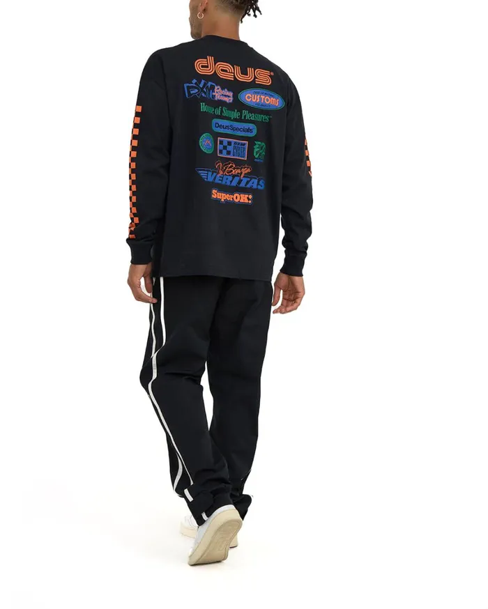 Tune Up Long Sleeve Tee 8211 Black Men Deus Ex Machina Tees Tune Up Long Sleeve Tee 8211 Black Men Deus Ex Machina Tees