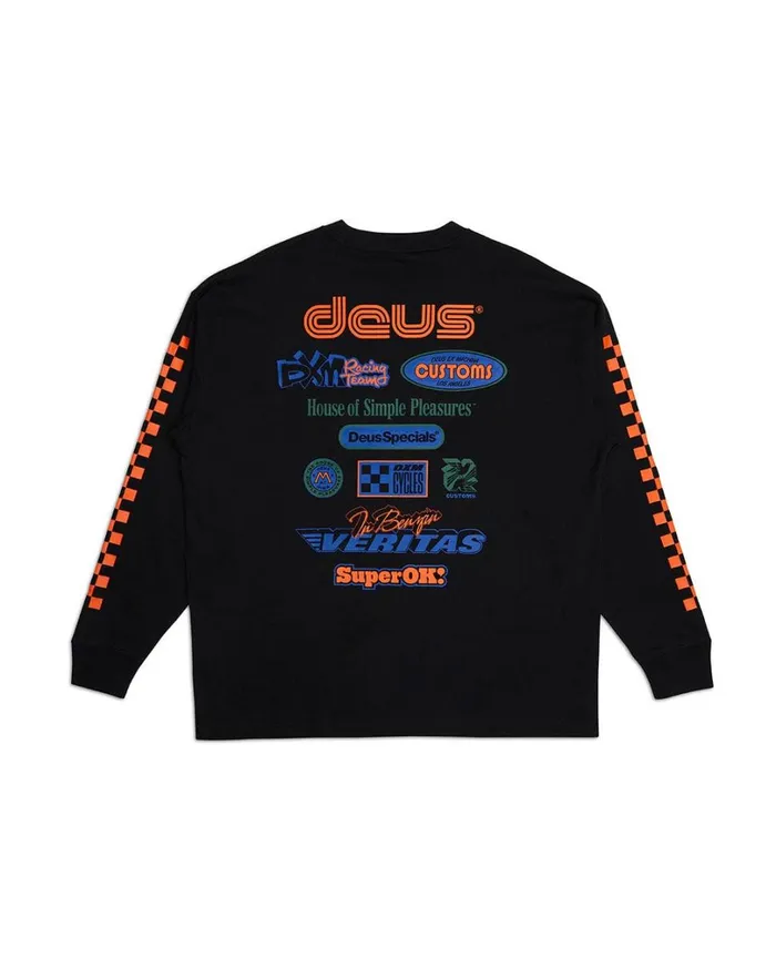 Tune Up Long Sleeve Tee 8211 Black Men Deus Ex Machina Tees Tune Up Long Sleeve Tee 8211 Black Men Deus Ex Machina Tees