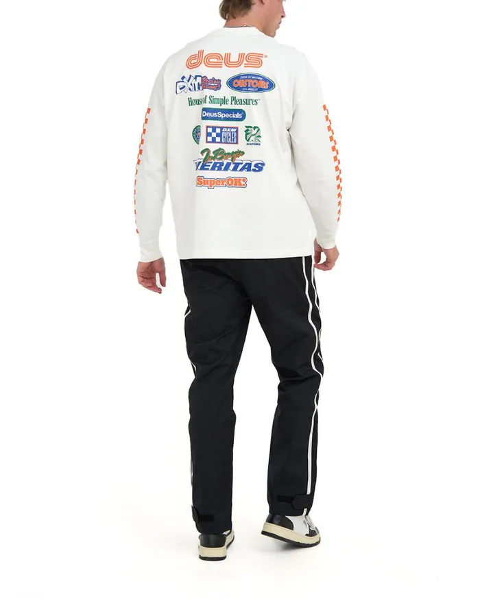 Tune Up Long Sleeve Tee 8211 Vintage White Men Deus Ex Machina Tees Tune Up Long Sleeve Tee 8211 Vintage White Men Deus Ex Machina Tees