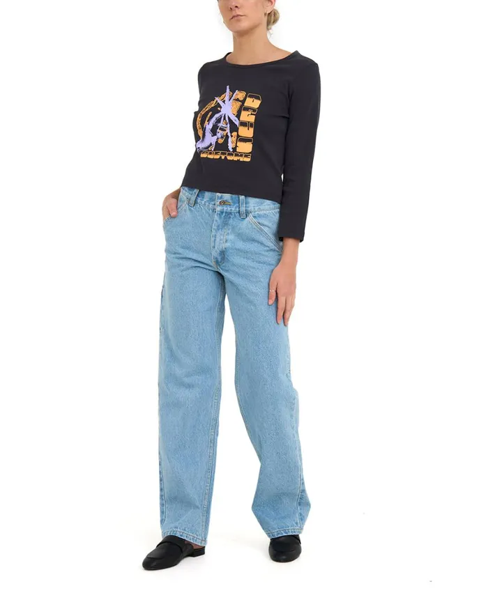 Unhenged Long Sleeve Top 8211 Anthracite Women Deus Ex Machina Tees Unhenged Long Sleeve Top 8211 Anthracite Women Deus Ex Machina Tees