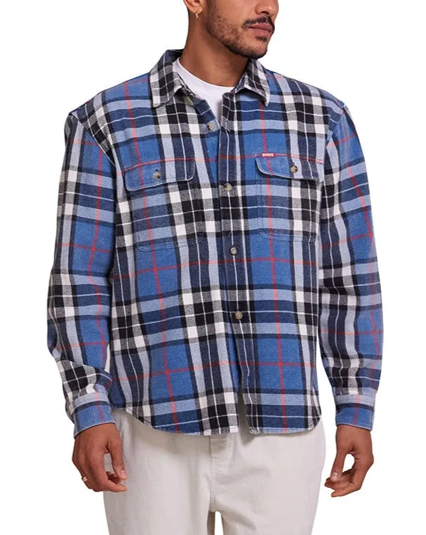 Vacay Check Shirt 8211 Blue Turquoise MenWomen Deus Ex Machina Shirts