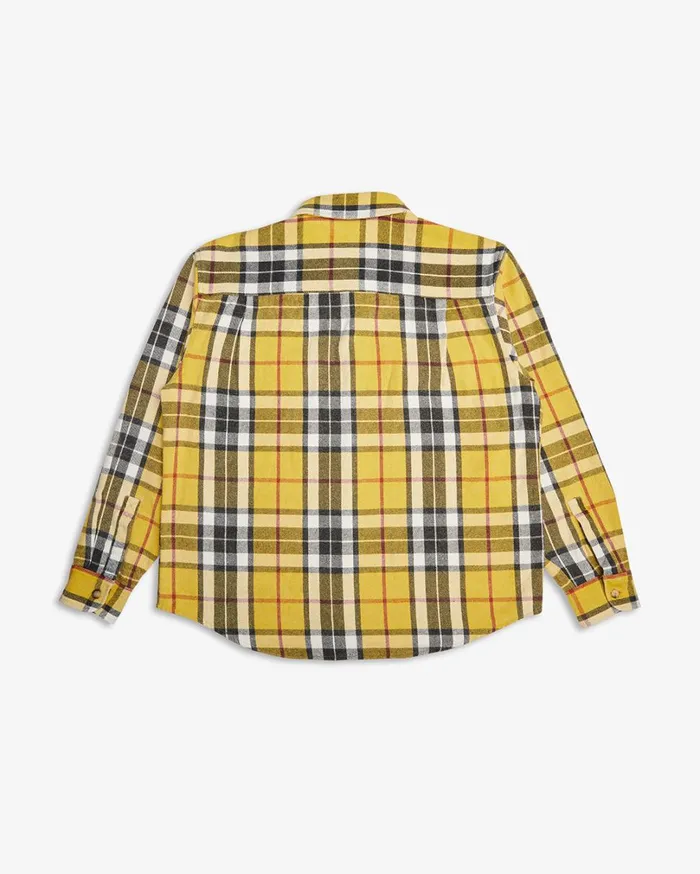 Vacay Check Shirt 8211 Lemon MenWomen Deus Ex Machina Shirts Vacay Check Shirt 8211 Lemon MenWomen Deus Ex Machina Shirts
