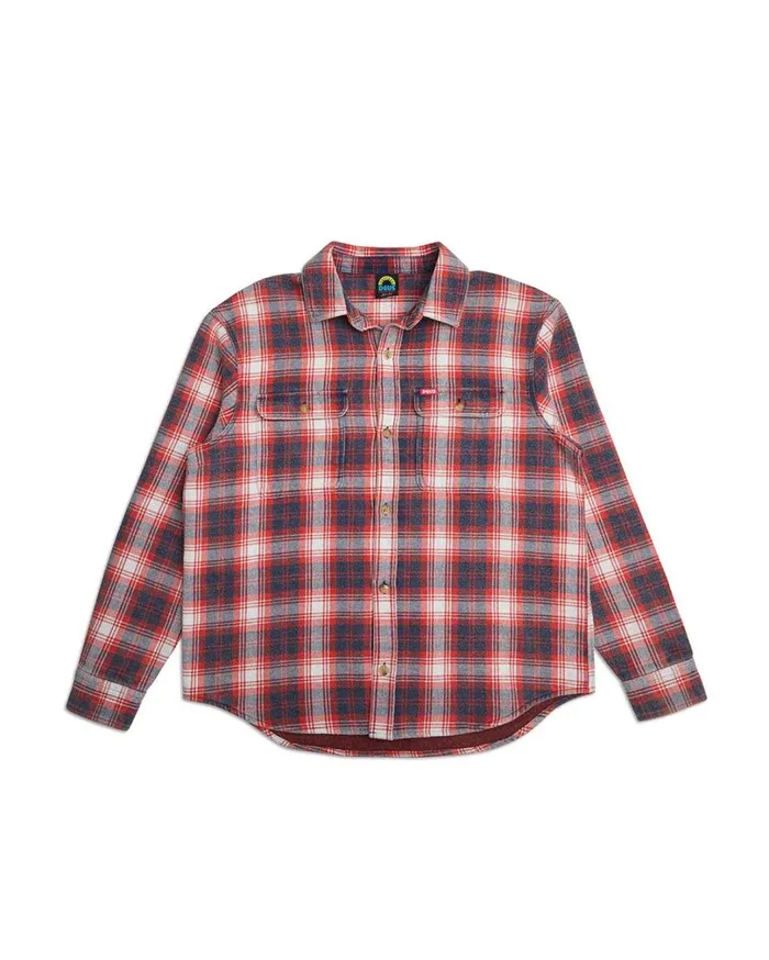 Vacay Check Shirt 8211 Red Check Men Deus Ex Machina Shirts Vacay Check Shirt 8211 Red Check Men Deus Ex Machina Shirts
