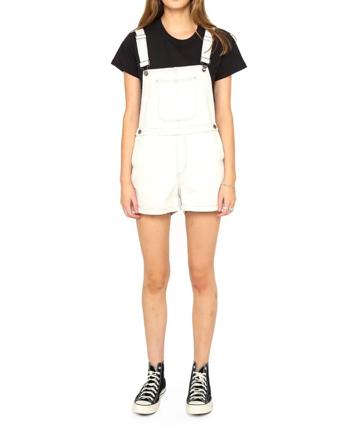 Vada Overall Relaxed Fit 8211 Bleached White Women Deus Ex Machina Dresses