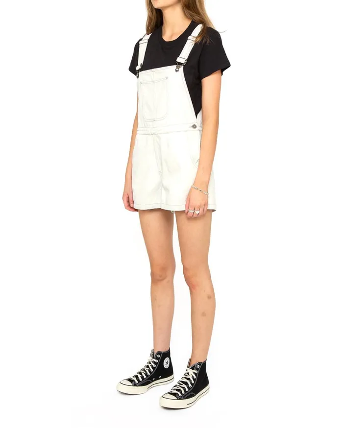 Vada Overall Relaxed Fit 8211 Bleached White Women Deus Ex Machina Dresses Vada Overall Relaxed Fit 8211 Bleached White Women Deus Ex Machina Dresses