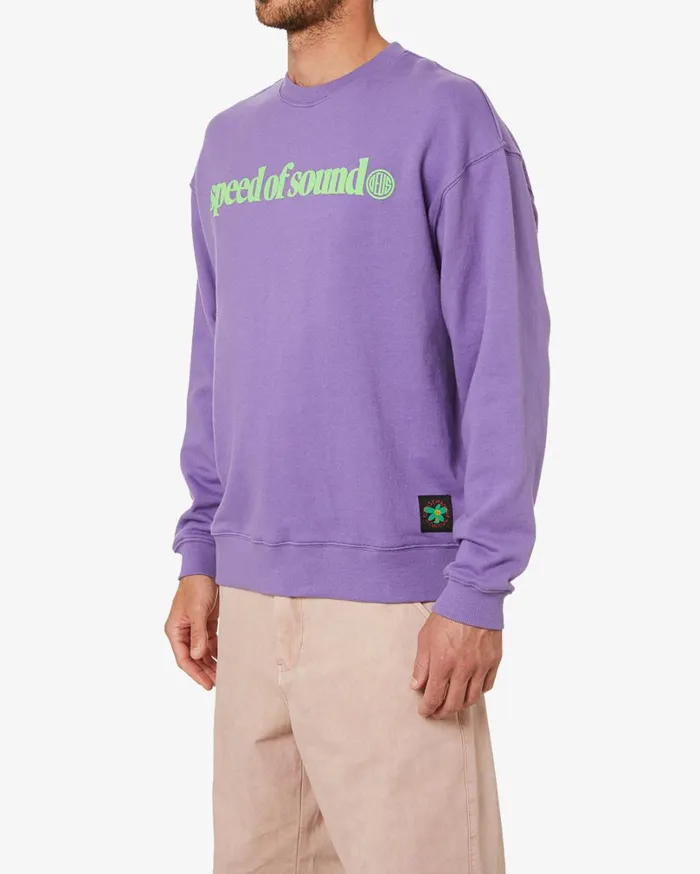 Velocity Crew Oversized Fit 8211 Purple Haze Men Deus Ex Machina Hoodies and Sweaters Velocity Crew Oversized Fit 8211 Purple Haze Men Deus Ex Machina Hoodies and Sweaters