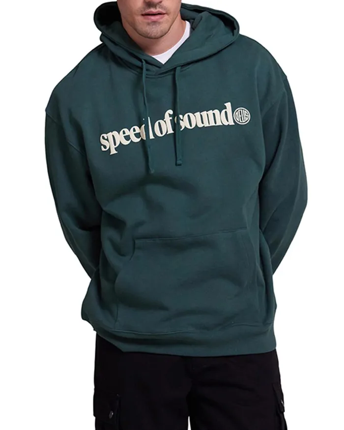 Velocity Hoodie 8211 Work Green Men Deus Ex Machina Hoodies and Sweaters