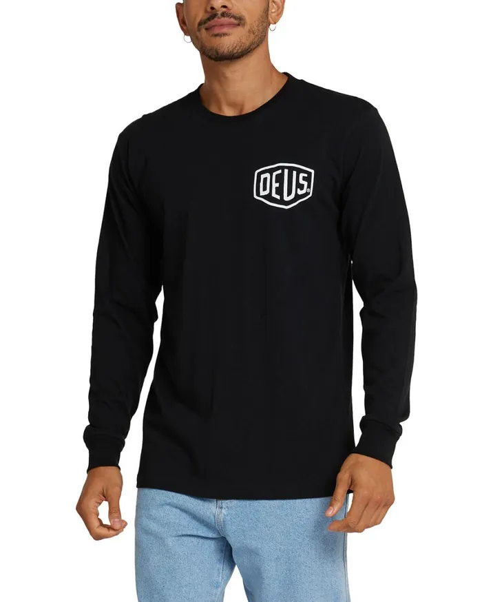 Venice Address Long Sleeve Tee 8211 Black Men Deus Ex Machina Classics