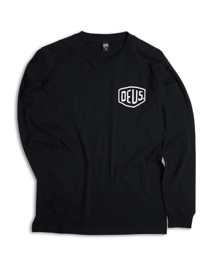 Venice Address Long Sleeve Tee 8211 Black Men Deus Ex Machina Classics Venice Address Long Sleeve Tee 8211 Black Men Deus Ex Machina Classics