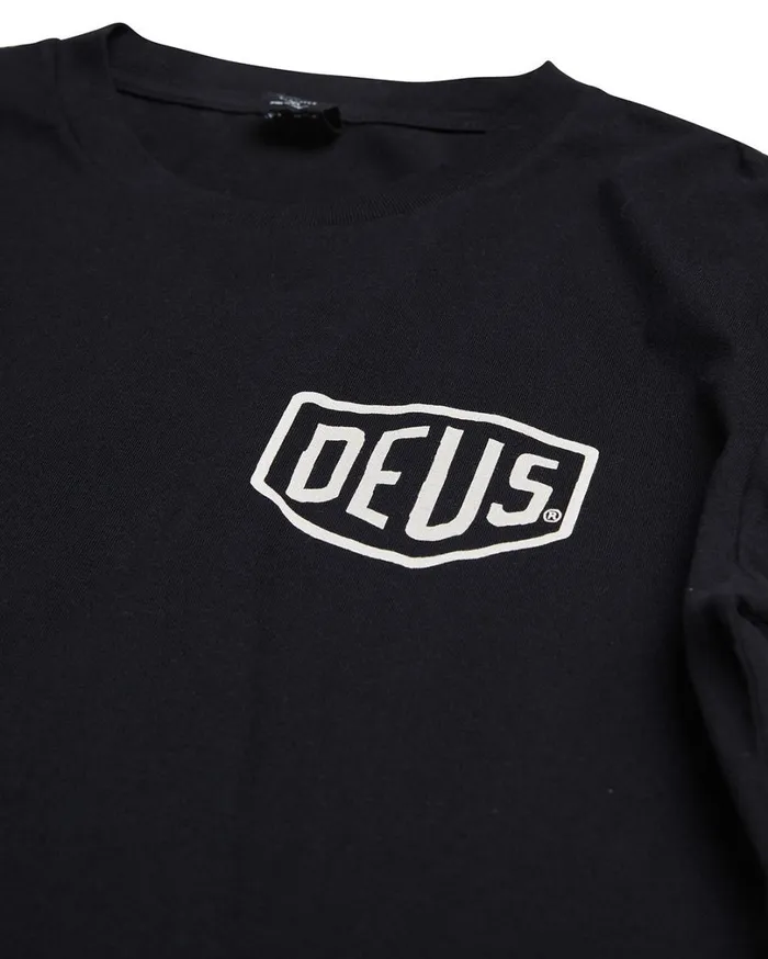 Venice Address Long Sleeve Tee 8211 Black Men Deus Ex Machina Classics Venice Address Long Sleeve Tee 8211 Black Men Deus Ex Machina Classics