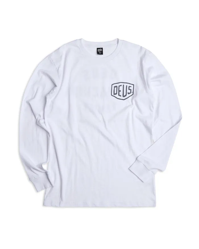 Venice Address Long Sleeve Tee 8211 White MenWomen Deus Ex Machina Tees Venice Address Long Sleeve Tee 8211 White MenWomen Deus Ex Machina Tees