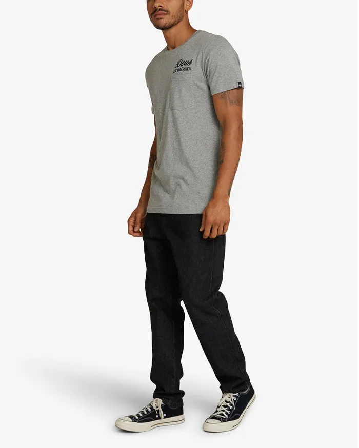 Venice Address Pocket Tee 8211 Grey Marle Men Deus Ex Machina Tees Venice Address Pocket Tee 8211 Grey Marle Men Deus Ex Machina Tees