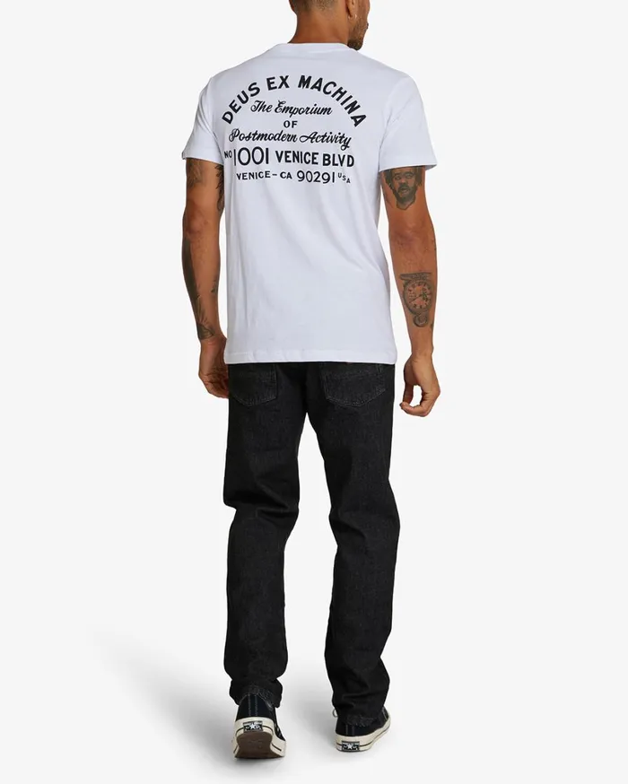 Venice Address Pocket Tee 8211 White Men Deus Ex Machina Tees Venice Address Pocket Tee 8211 White Men Deus Ex Machina Tees