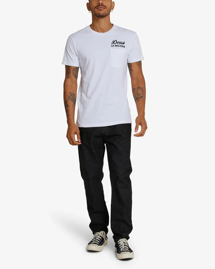 Venice Address Pocket Tee 8211 White Men Deus Ex Machina Tees Venice Address Pocket Tee 8211 White Men Deus Ex Machina Tees