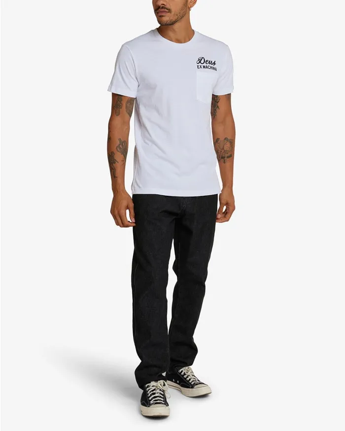 Venice Address Pocket Tee 8211 White Men Deus Ex Machina Tees Venice Address Pocket Tee 8211 White Men Deus Ex Machina Tees