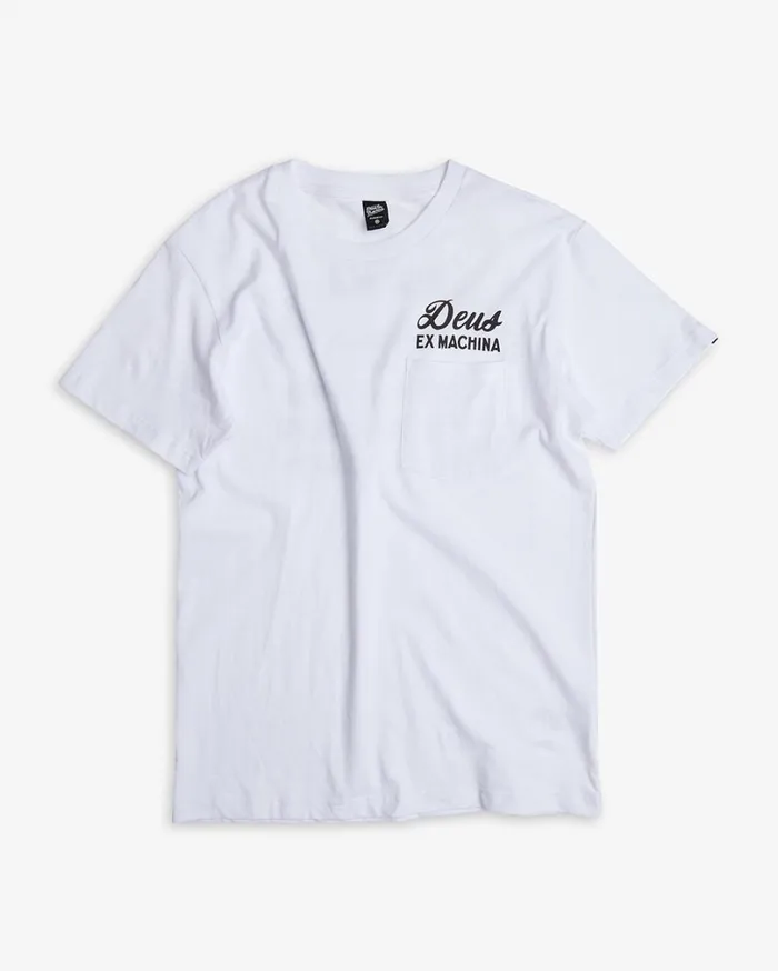 Venice Address Pocket Tee 8211 White Men Deus Ex Machina Tees Venice Address Pocket Tee 8211 White Men Deus Ex Machina Tees