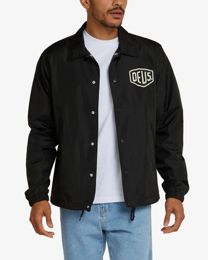Venice Coach Jacket 8211 Black MenWomen Deus Ex Machina Classics