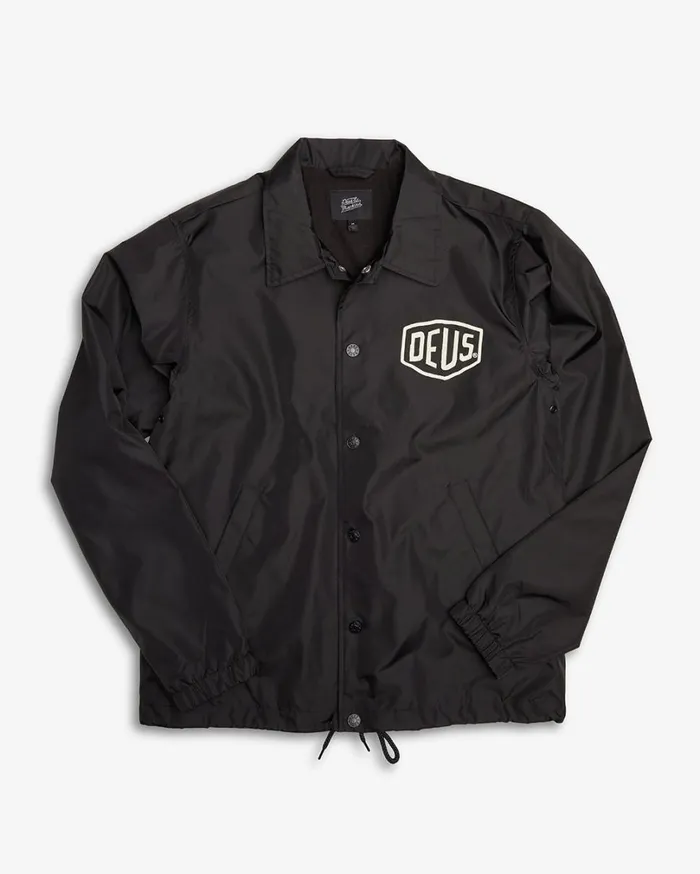 Venice Coach Jacket 8211 Black MenWomen Deus Ex Machina Classics Venice Coach Jacket 8211 Black MenWomen Deus Ex Machina Classics