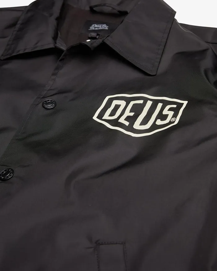 Venice Coach Jacket 8211 Black MenWomen Deus Ex Machina Classics Venice Coach Jacket 8211 Black MenWomen Deus Ex Machina Classics