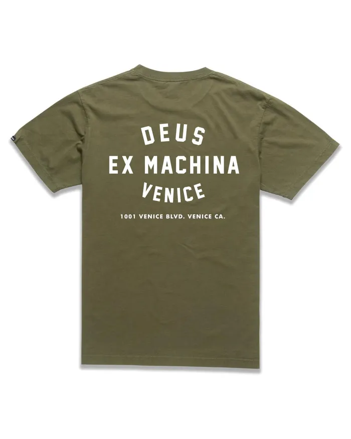 Venice Skull 8211 Forest Green Men Deus Ex Machina Tees Venice Skull 8211 Forest Green Men Deus Ex Machina Tees