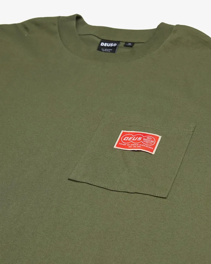 Venture Pocket Tee 8211 Clover Men Deus Ex Machina Tees Venture Pocket Tee 8211 Clover Men Deus Ex Machina Tees
