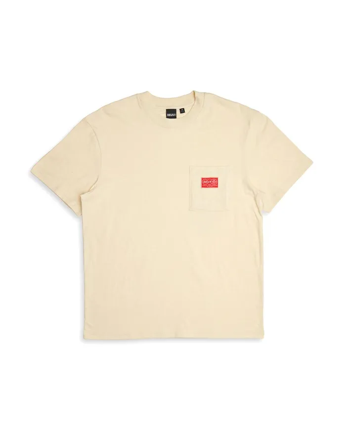 Venture Pocket Tee 8211 Dirty White Men Deus Ex Machina Tees Venture Pocket Tee 8211 Dirty White Men Deus Ex Machina Tees