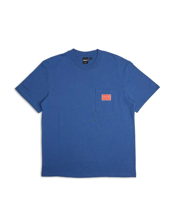 Venture Pocket Tee 8211 Dusty Blue Men Deus Ex Machina Tees Venture Pocket Tee 8211 Dusty Blue Men Deus Ex Machina Tees