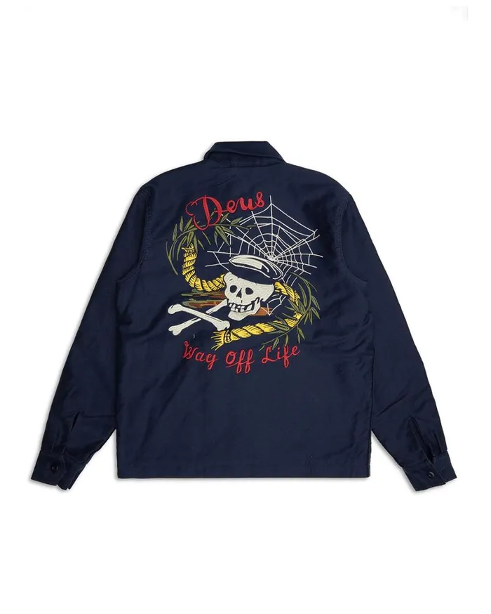 Voodoo Souvenir Jacket 8211 Navy Men Deus Ex Machina Jackets Voodoo Souvenir Jacket 8211 Navy Men Deus Ex Machina Jackets