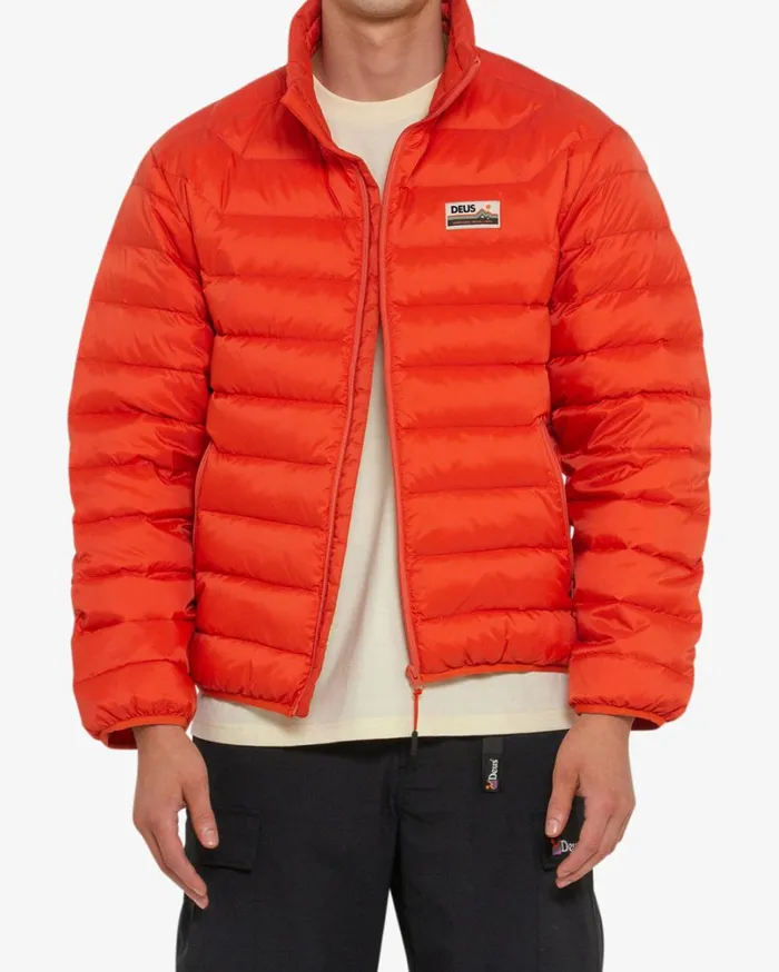 Voyage Down Jacket 8211 Red Clay Men Deus Ex Machina Jackets