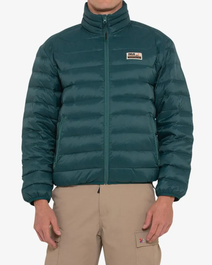 Voyage Down Jacket 8211 Trek Green Men Deus Ex Machina Jackets