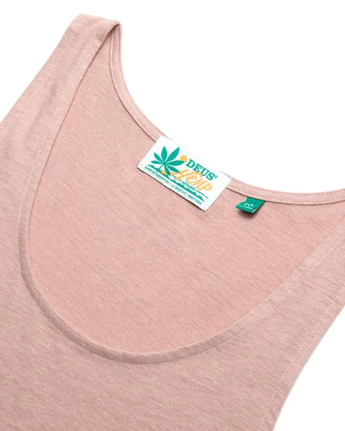 Waverley Tank Oversized Fit 8211 Dusty Pink Women Deus Ex Machina Tees Waverley Tank Oversized Fit 8211 Dusty Pink Women Deus Ex Machina Tees