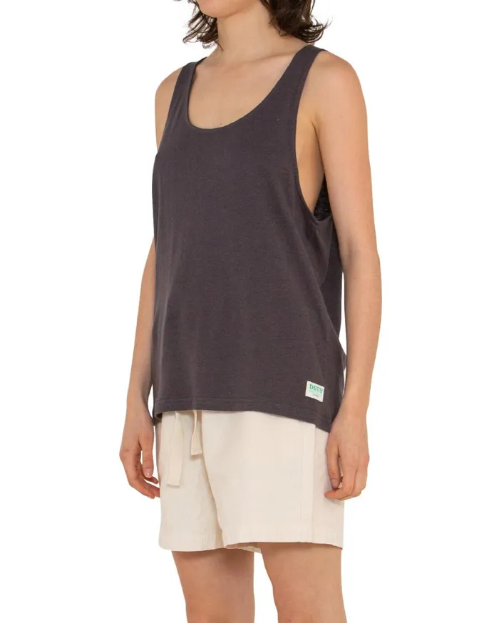 Waverley Tank Oversized Fit 8211 Shadow Grey Women Deus Ex Machina Tees Waverley Tank Oversized Fit 8211 Shadow Grey Women Deus Ex Machina Tees