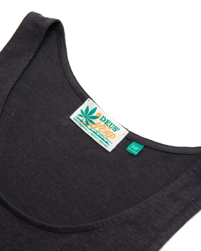 Waverley Tank Oversized Fit 8211 Shadow Grey Women Deus Ex Machina Tees Waverley Tank Oversized Fit 8211 Shadow Grey Women Deus Ex Machina Tees