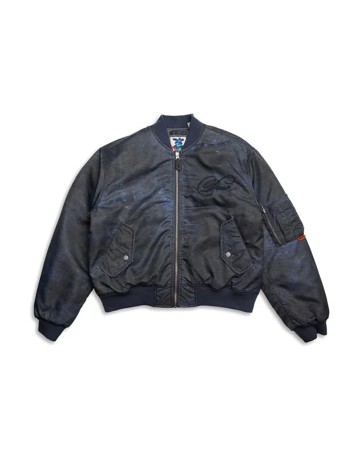Wellness Acid Bomber 8211 Vintage Navy Women Deus Ex Machina Outerwear Wellness Acid Bomber 8211 Vintage Navy Women Deus Ex Machina Outerwear